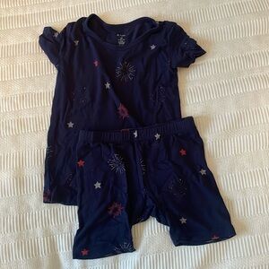 Kyte baby | fireworks | short pajamas | 2t